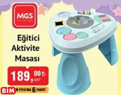 MGS EĞİTİCİ AKTİVİTE MASASI